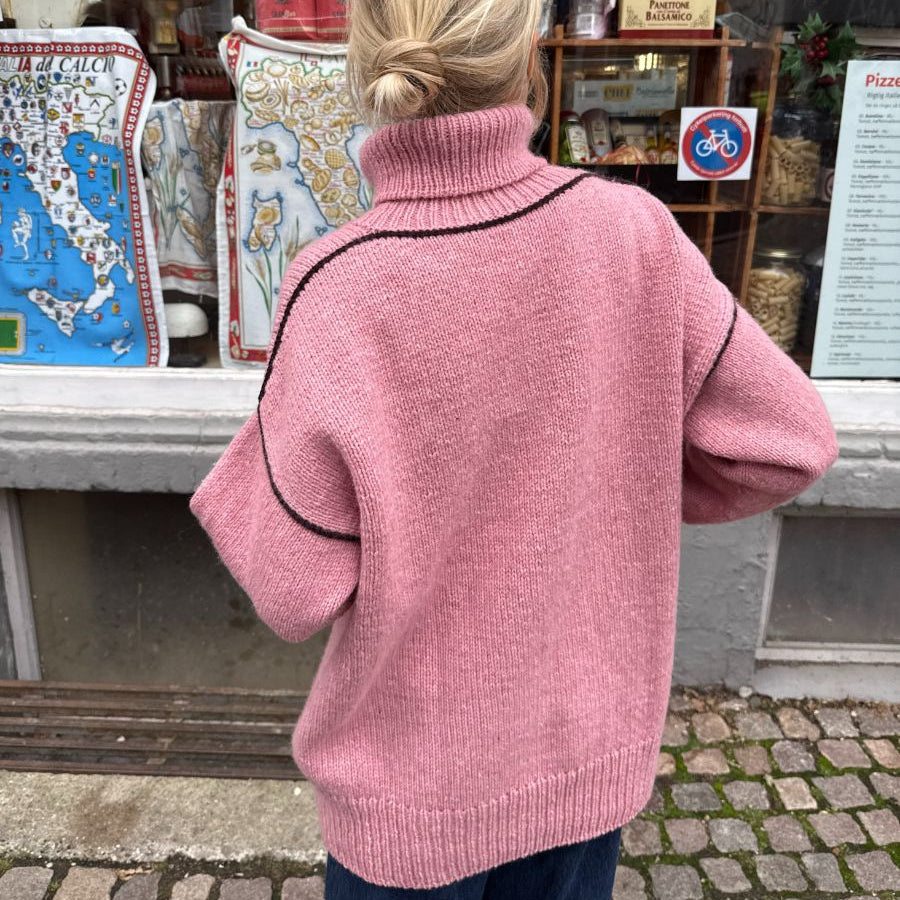 PetiteKnit Linea Sweater lämmin neulepusero neuleohje