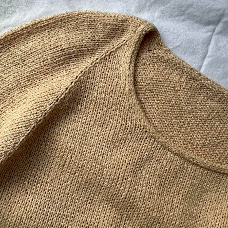 PetiteKnit Cumulus Tee O-neck kesäpaita Knitting for Olive Pure Silk langalle