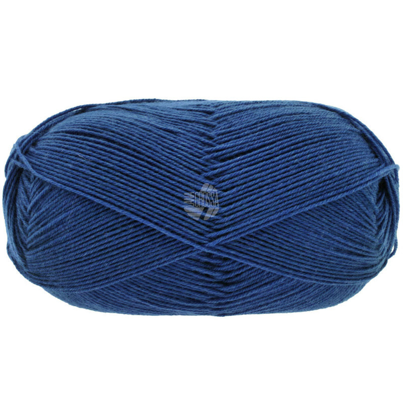 Lana Grossa Meilenweit Merino Extrafine 100 g ylellisen pehmeä sukkalanka kirkas sininen