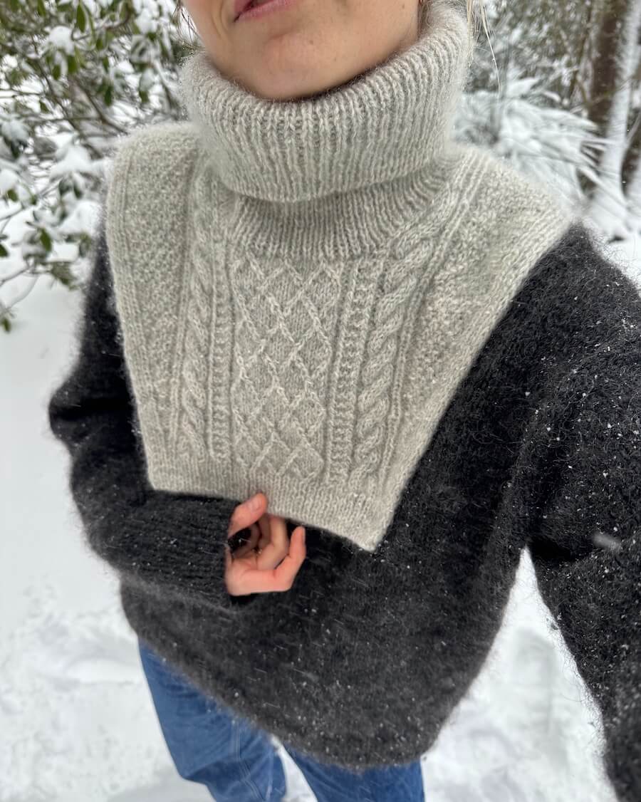 PetiteKnit Moby Neck -kauluri -neuleohje