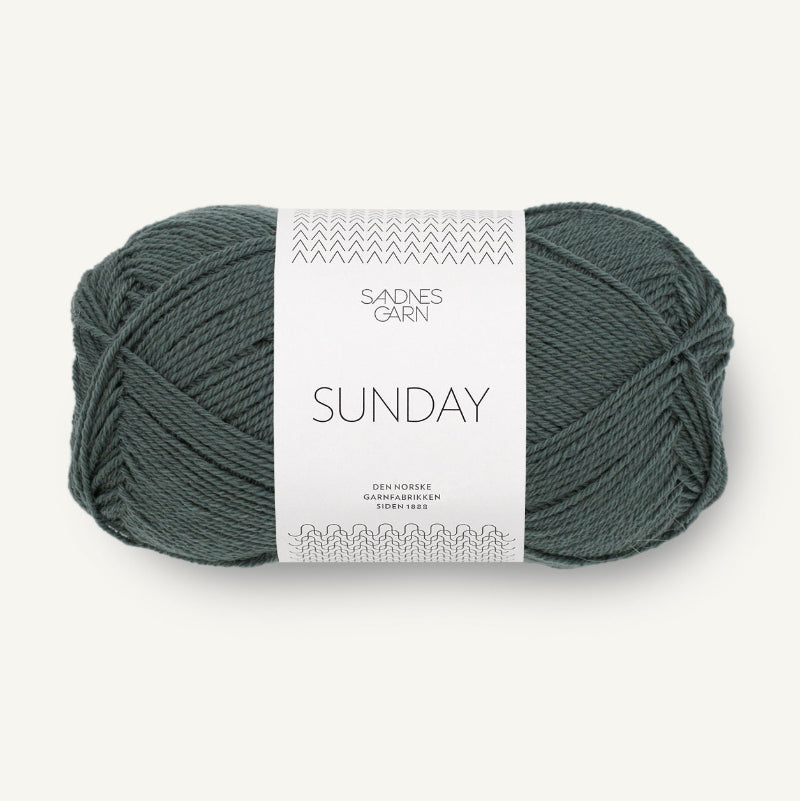 Sandnes Garn merinovilla lanka Sunday 50g 9080 Urban chic