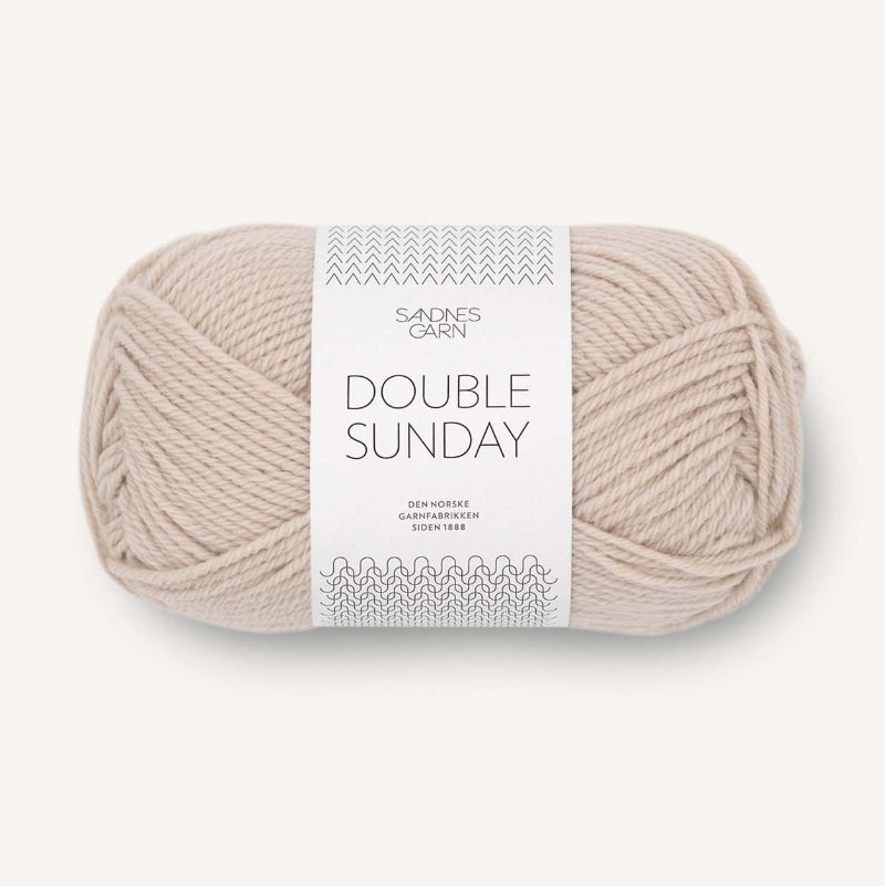 Sandnes Garn Double Sunday 50g merinovilla marsipaani