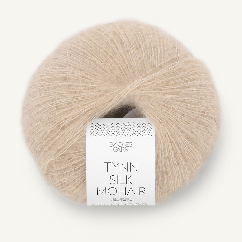 Sandnes Garn Tynn Silk Mohair 25g mleerattu beige