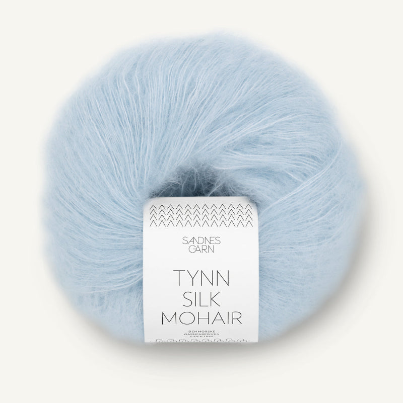 Sandnes Garn Tynn Silk Mohair 25g vaaleansininen