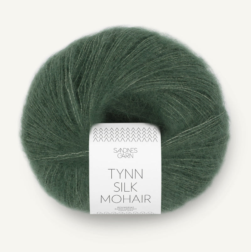 Sandnes Garn Tynn Silk Mohair 25g 8581 metsänvihreä