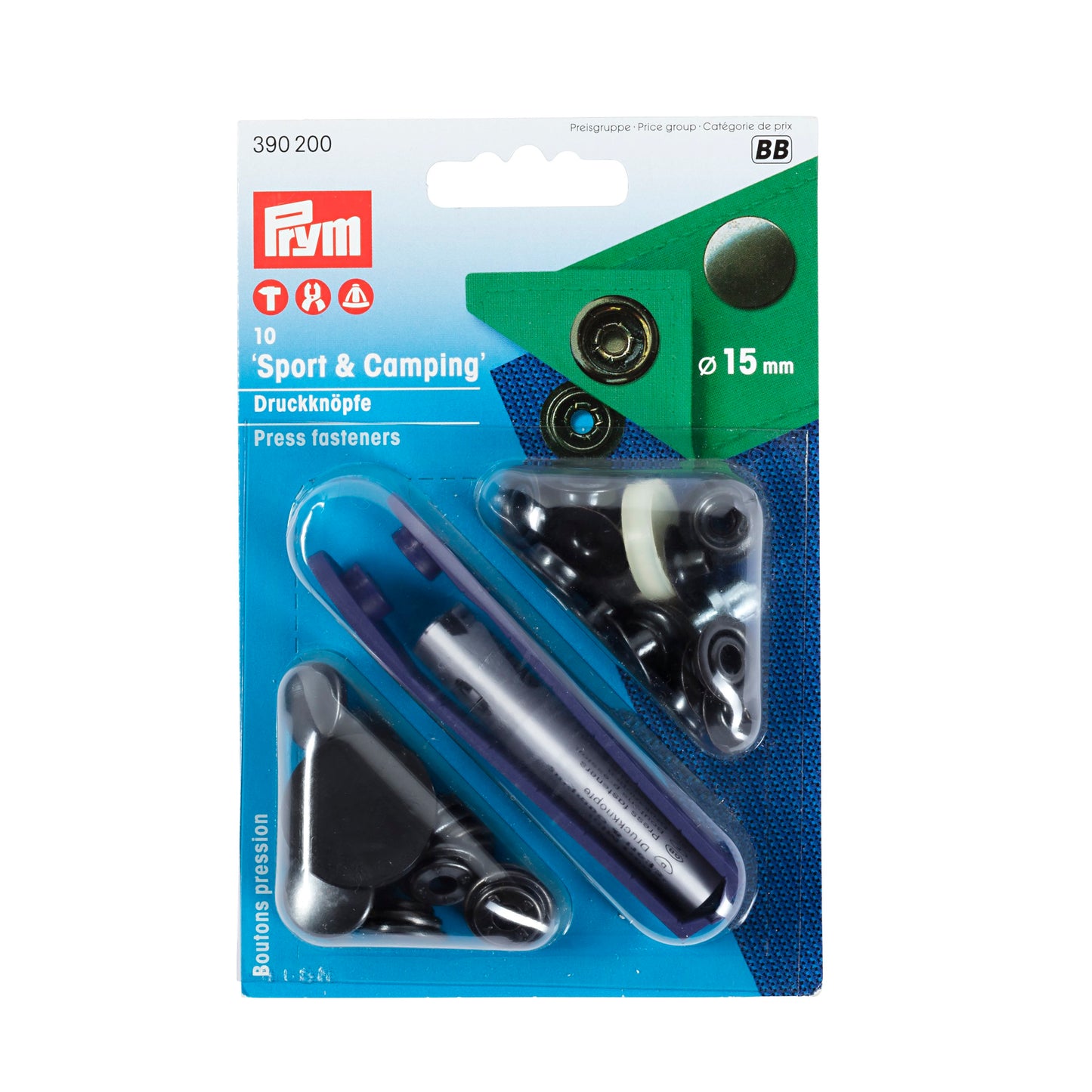 Prym Painonappi sport & camping 15mm