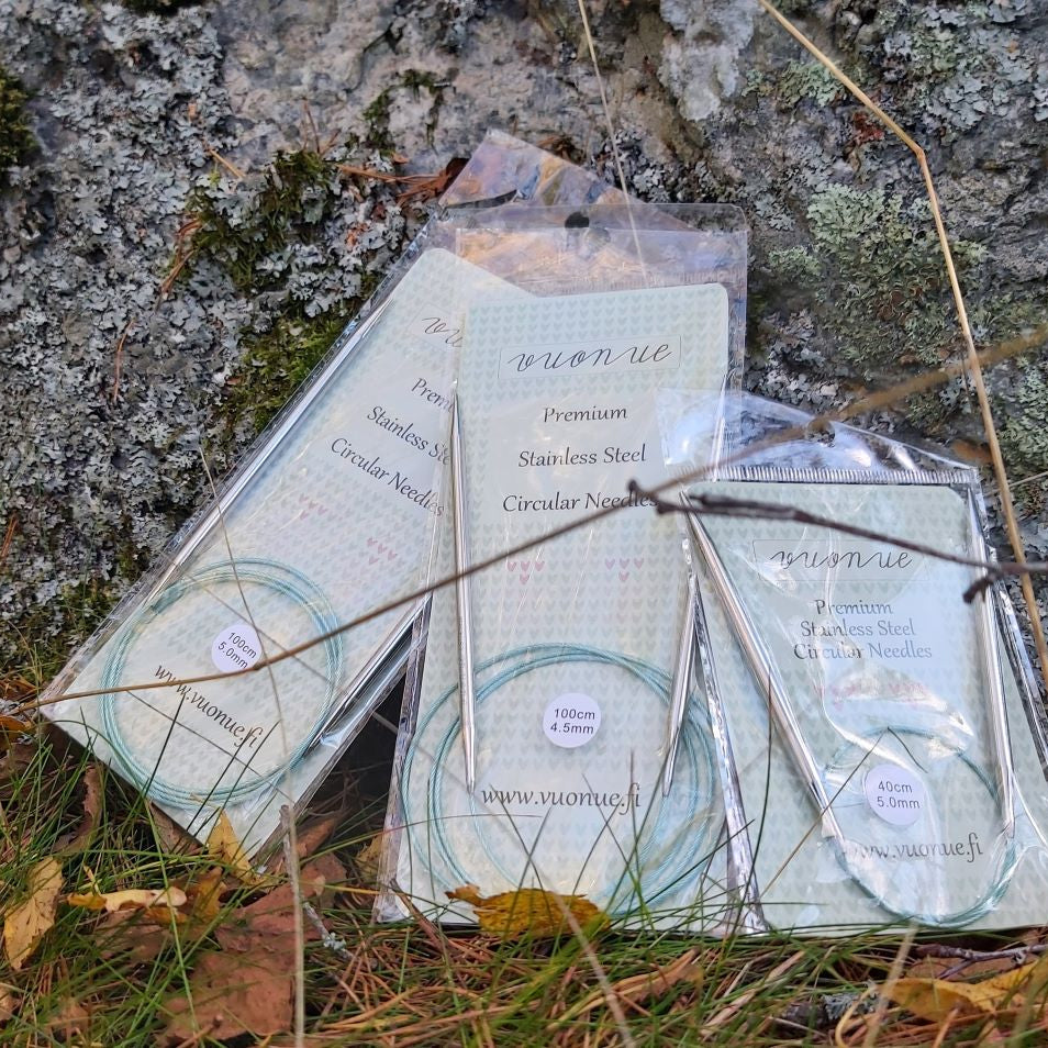 Vuonue pyöröpuikot laadukkaaseen neulontaan Paimiosta