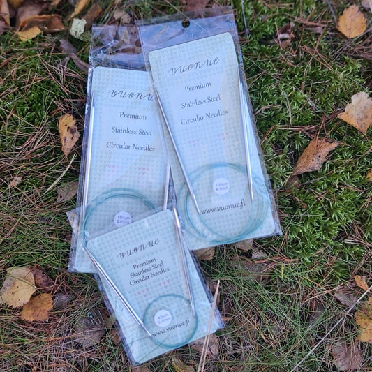 Vuonue pyöröpuikot laadukkaaseen neulontaan Paimiosta