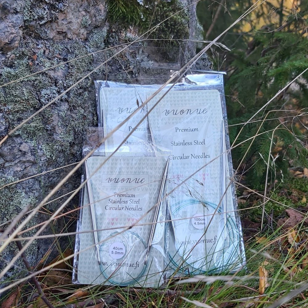 Vuonue pyöröpuikot laadukkaaseen neulontaan Paimiosta