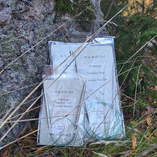 Vuonue pyöröpuikot laadukkaaseen neulontaan Paimiosta