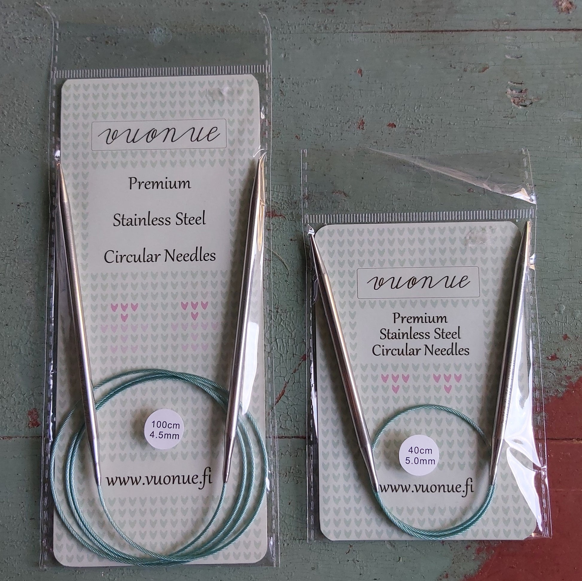 Vuonue pyöröpuikot neulonta