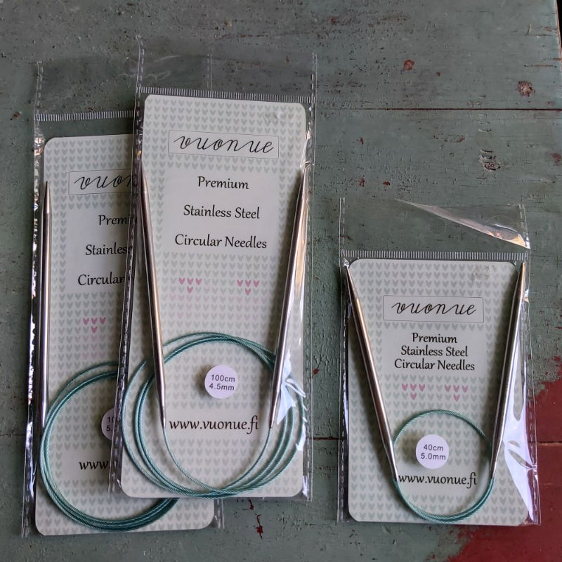 Vuonue pyöröpuikot laadukkaaseen neulontaan Paimiosta