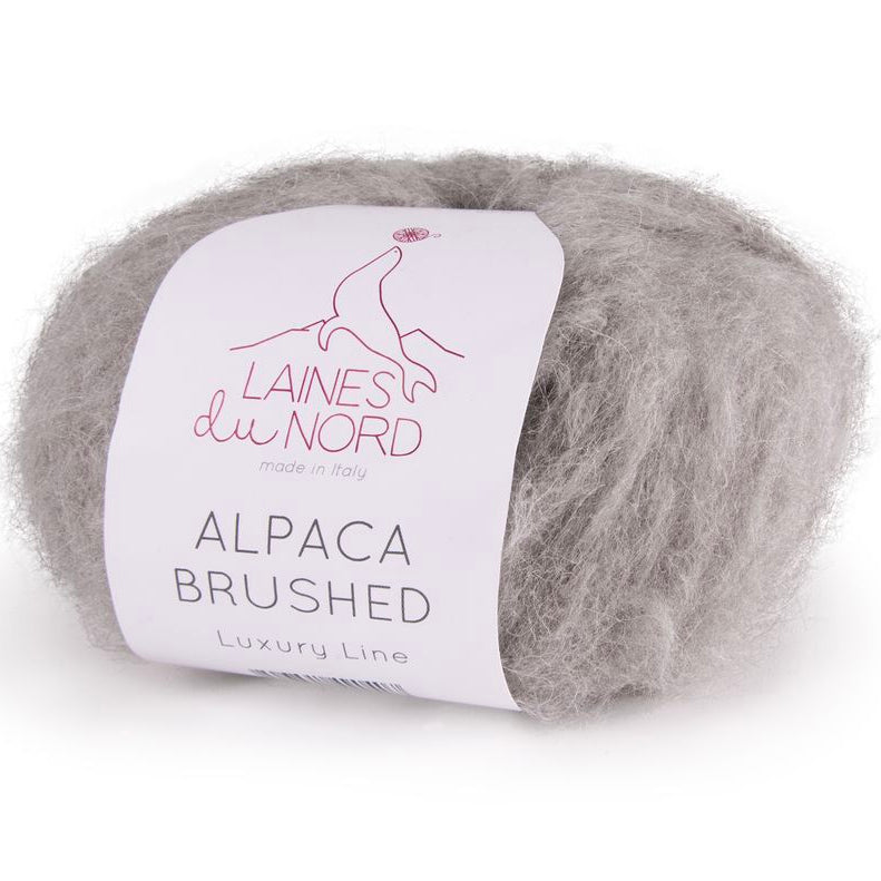 Laines du Nord Alpaca Brushed ihanan ylellisen pehmeä kutittamaton alpakkalanka kerä