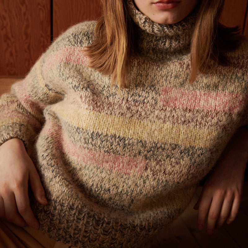 Isager Brick sweater neuleohje