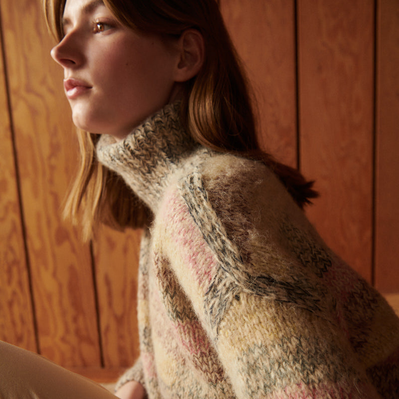 Isager Brick sweater neuleohje