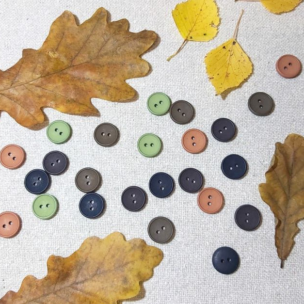 Isager puuvillanapit 13mm nappi Trio1värit neulonta ompelu