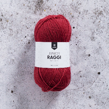 Järbo Junior Raggi sukkalanka lanka 68406 punainen