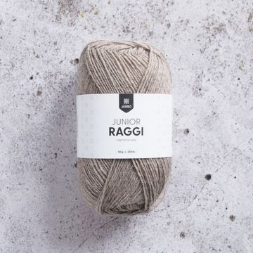 Järbo Junior Raggi sukkalanka lanka 68425 Barley ruskea