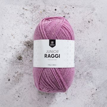 Järbo Junior Raggi sukkalanka lanka 68427 pinkki fuksia