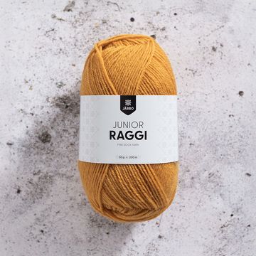 Järbo Junior Raggi sukkalanka lanka 68430 sinapinkeltainen