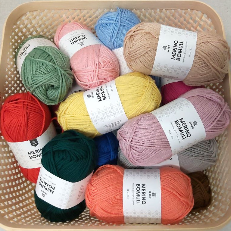 Järbo merino bomull merino-puuvilla lanka