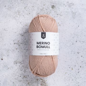 Järbo Merino Bomull merino puuvilla lanka 34003 beige