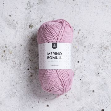 Järbo Merino Bomull merino puuvilla lanka 34009 lilac