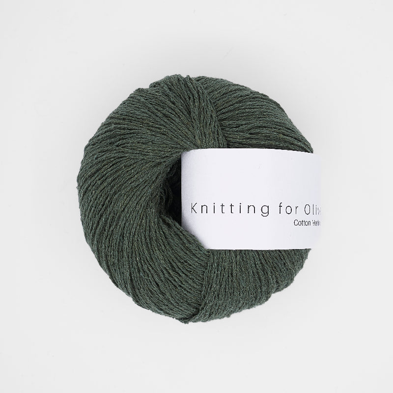 Knitting for Olive Ylellinen silkkilanka Pure Silk bottle green pullovihreä