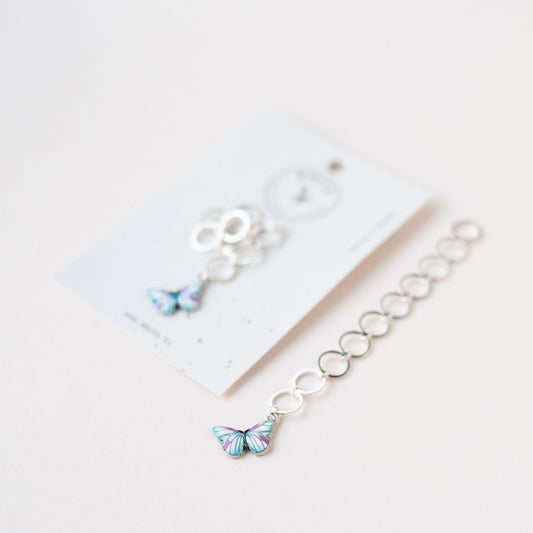 Knits by Cindy Ekman Kerroslaskuri Row counter perhonen