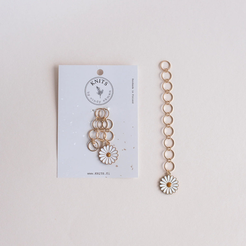 Knits by Cindy Ekman Kerroslaskuri Row counter krysanteemi