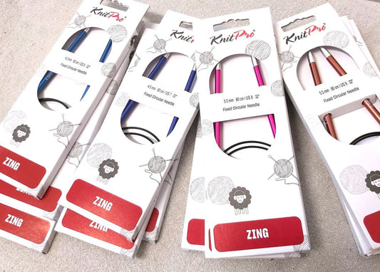 KnitPro Zing pyöröpuikot 5,0mm