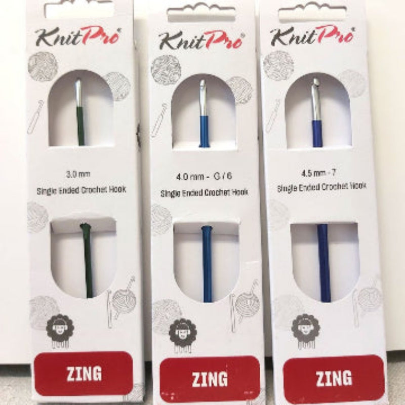 KnitPro Zing virkkuukoukut virkkaaminen