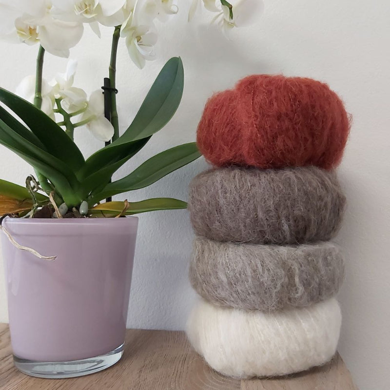 Laines du Nord Alpaca Brushed ihanan ylellisen pehmeä kutittamaton alpakkalanka 