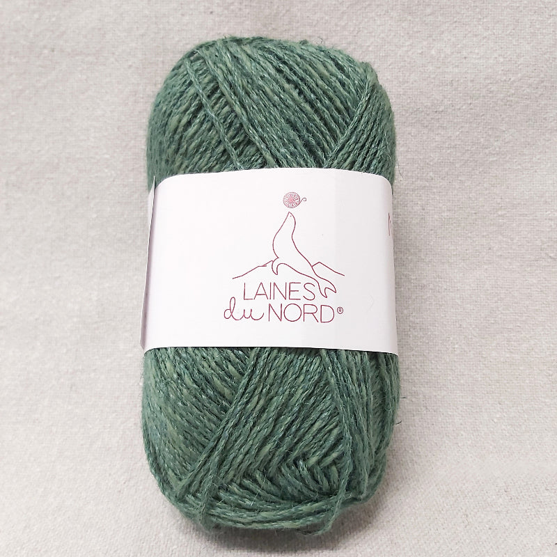 Laines du Nord Natural Bag juutti-puuvilla-lanka kesäkassin neulonta tai virkkaus 30 vihreä