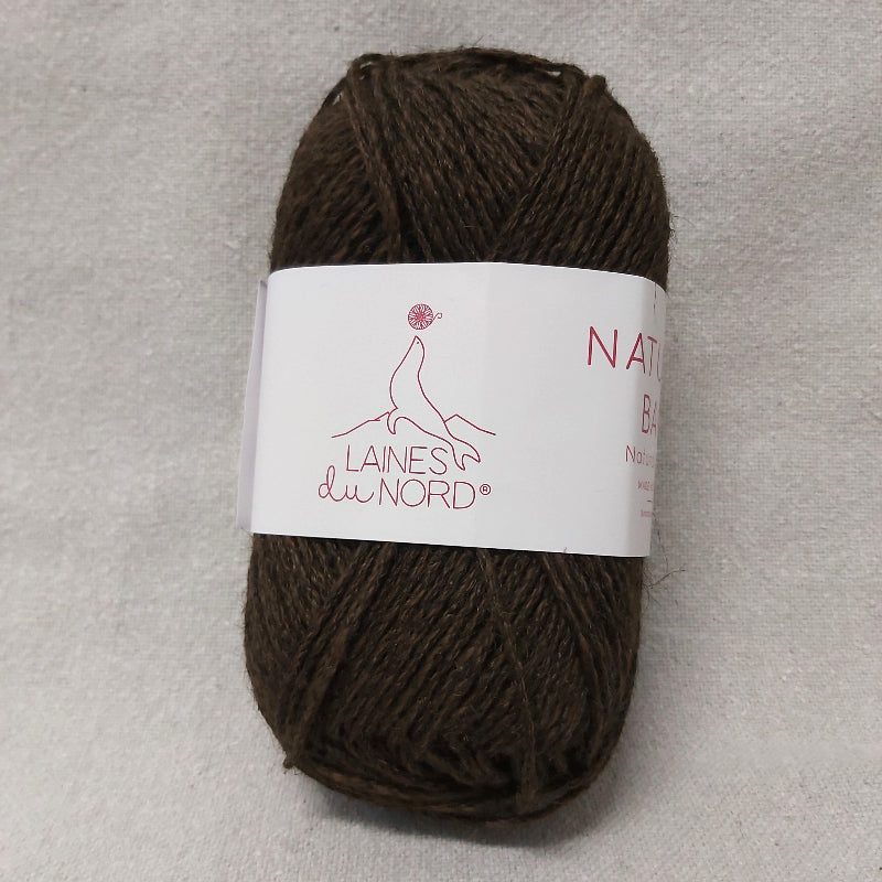 Laines du Nord Natural Bag juutti-puuvilla-lanka kesäkassin neulonta tai virkkaus 34 ruskea