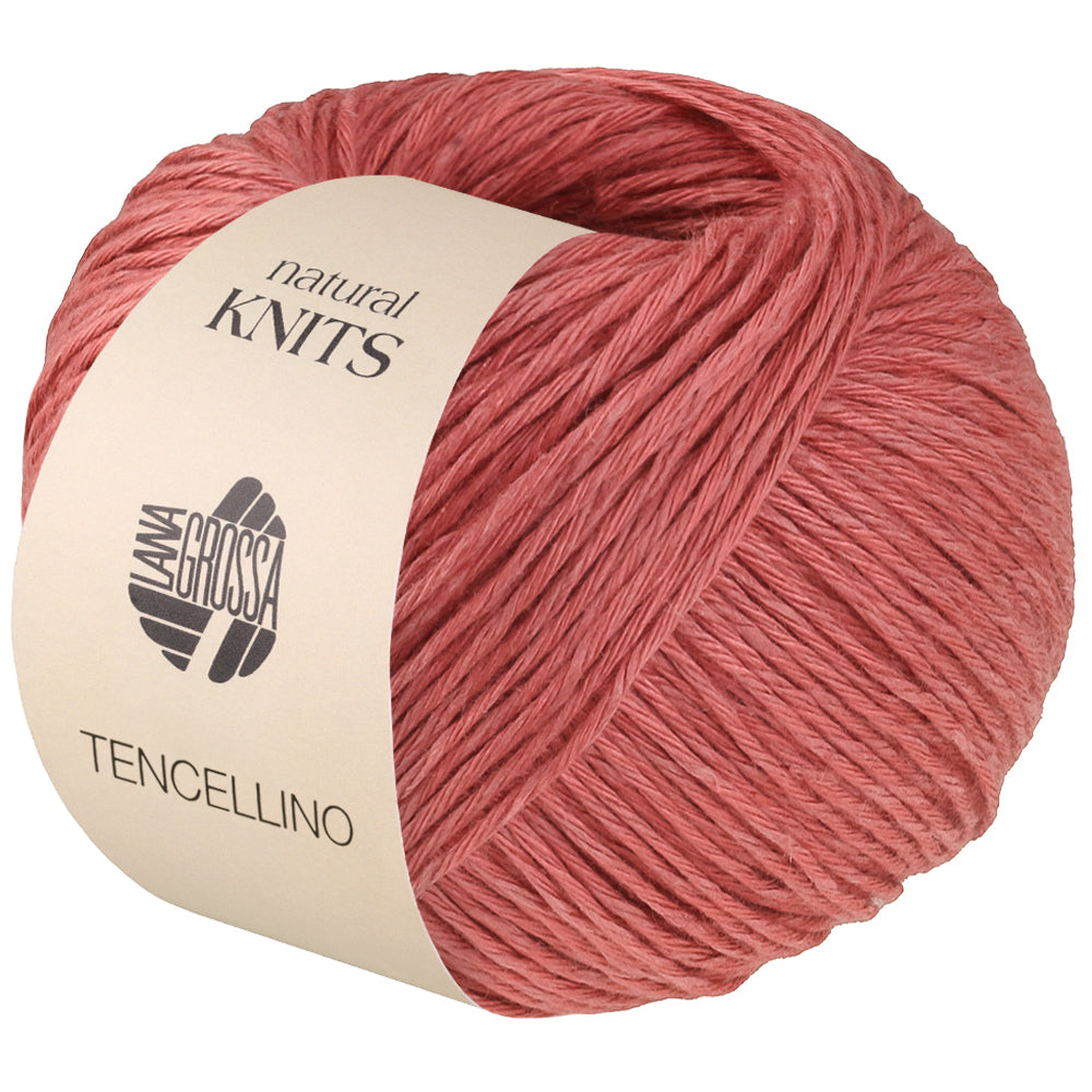 Lana Grossa Tencellino pellava-tencel kesälanka kesätoppeihin 015 lohenpunainen
