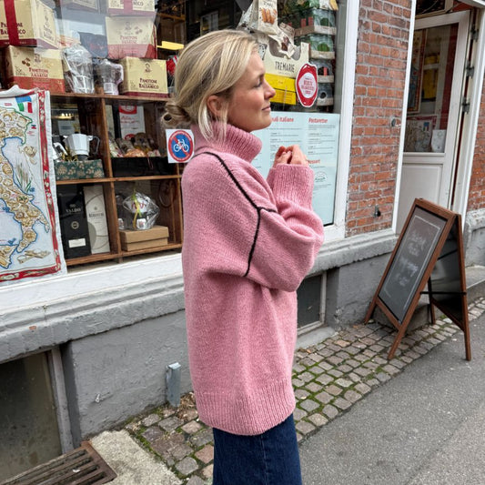 PetiteKnit Linea Sweater lämmin neulepusero neuleohje 