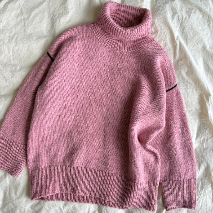 PetiteKnit Linea Sweater lämmin neulepusero neuleohje 