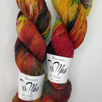 Marilta TerMari BLF-Tweed 100g käsinvärjätty