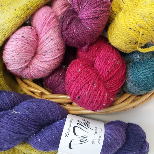 Marilta TerMari BLF-Tweed 100g käsinvärjätty