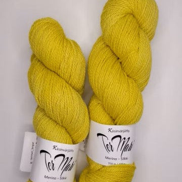 Marilta TerMari upea merino-silkkilanka 100g käsinvärjätty neulojalle