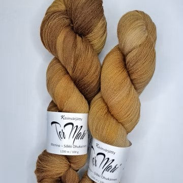 Marilta TerMari Merino-silkki Ohukainen 100g käsinvärjätty