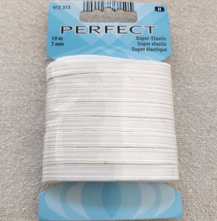 Perfect Kuminauhapaketti leveys 7mm 10metriä valkoinen