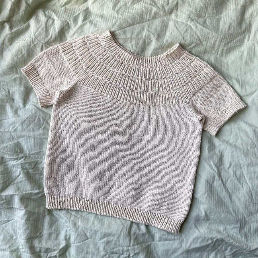 PetiteKnit Ankers summer shirt Ankerin kesäpaita helppo neuleohje