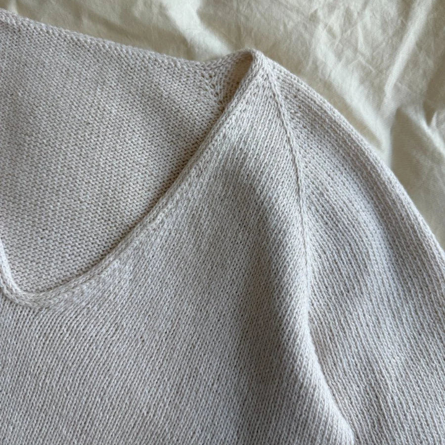 PetiteKnit Cumulus Tee kesäneule Knitting for Olive Pure Silk langalle