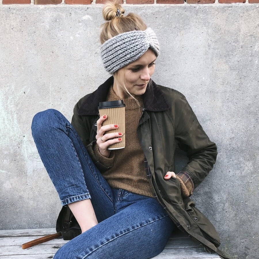PatiteKnit Ingeborg neulottu pääpanta