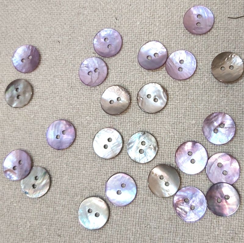 Union Knopf Helmiäisnappi 18mm