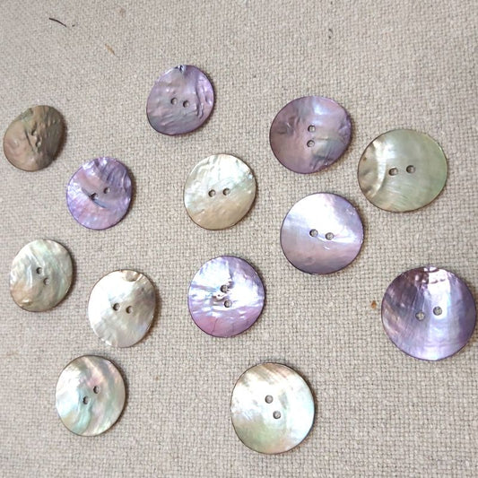 Union Knopf Helmiäisnappi 23 mm simpukankuorinappi napit ompelutarvikkeet