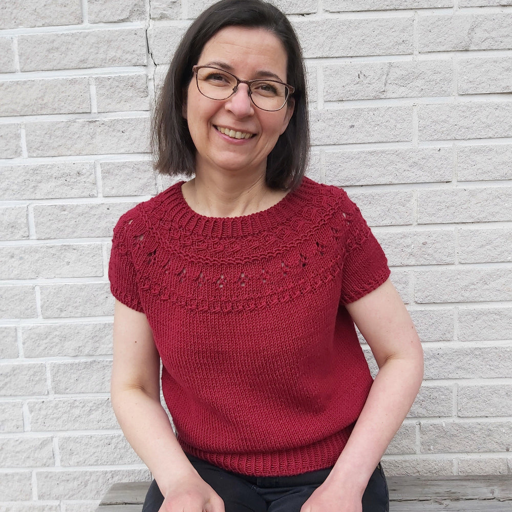 Ranunculus kesäpaita Järbö Merino Bomull lanka