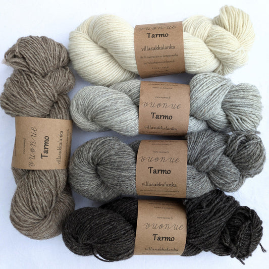 Vuonue Tarmo suomalainen sukkalanka 100g Paimiosta